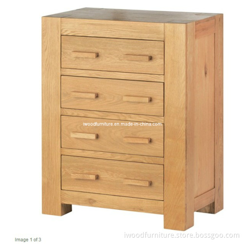Solid Oak 4 Chest of Drawers